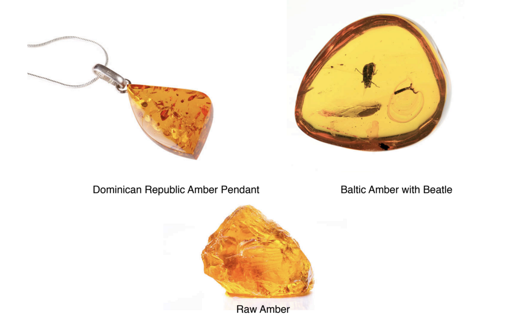 Picture of samples of Amber 